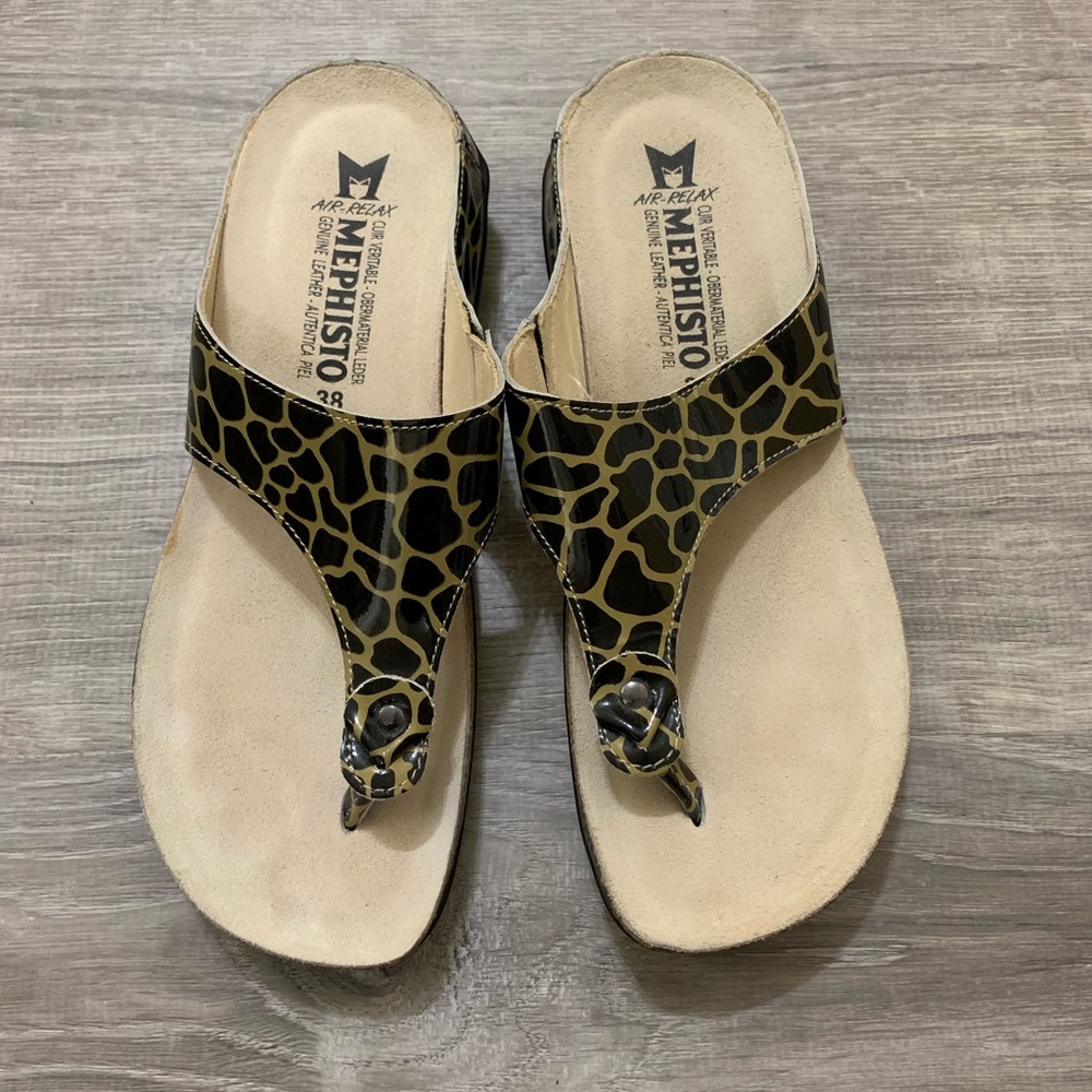 Mephisto sandals size 38 Air-relax genuine leather